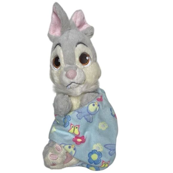 Disney Parks Swaddle Baby Thumper Blanket Pouch 13” Preowned - Picture 1 of 7